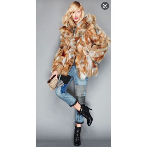 Fox Red Fox Fur Coat M Natelsons Omaha - Picture 1 of 13